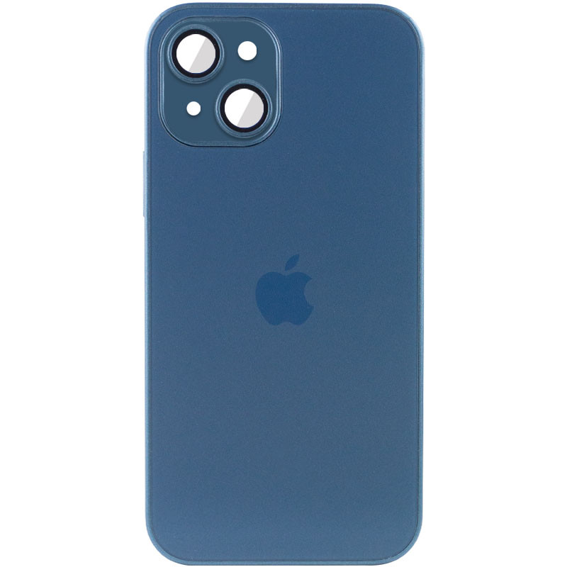 Чехол TPU+Glass Sapphire matte case для Apple iPhone 13 (6.1") (Navy Blue)