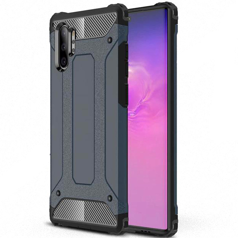 

Броньований протиударний TPU+PC чохол Immortal на Samsung Galaxy Note 10 Plus (Метал / Gun Metal) 748367