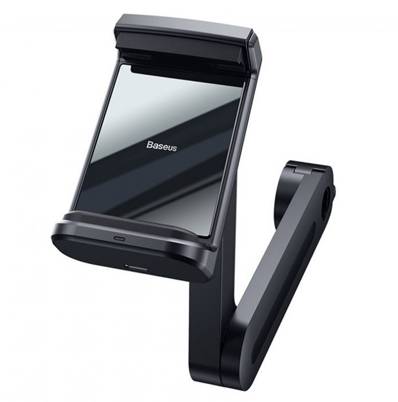 Фото Автодержатель с БЗУ Baseus Wireless Charger Energy Storage Backseat Holder (WXHZ-01) (Черный) на vchehle.ua