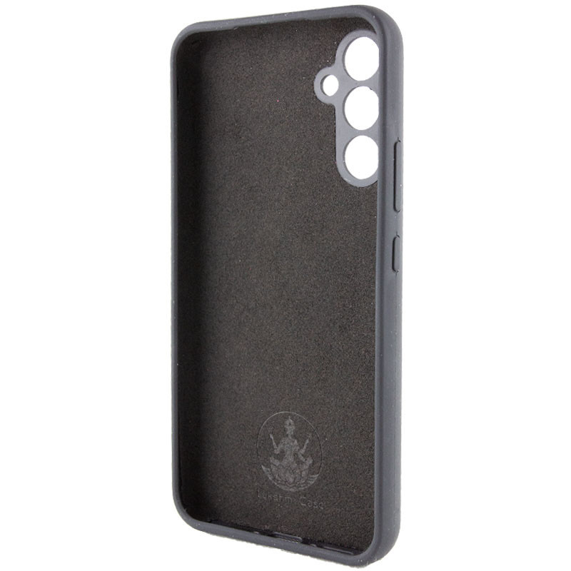 Купити Чохол Silicone Cover Lakshmi Full Camera (AA) with logo на Samsung Galaxy A35 (Чорний / Black) на vchehle.ua