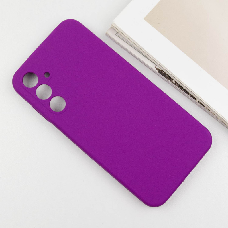 Фото Чохол Silicone Cover Lakshmi Full Camera (AA) на Samsung Galaxy A35 (Фіолетовий / Purple) в маназині vchehle.ua