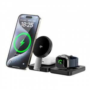 БЗП WIWU Wi-W028 QI2 3 in 1 Wireless Charger