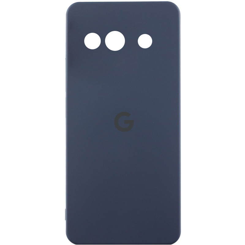 Чохол Silicone Cover Lakshmi Full Camera (AA) with logo на Google Pixel 9a (Синій / Midnight blue)