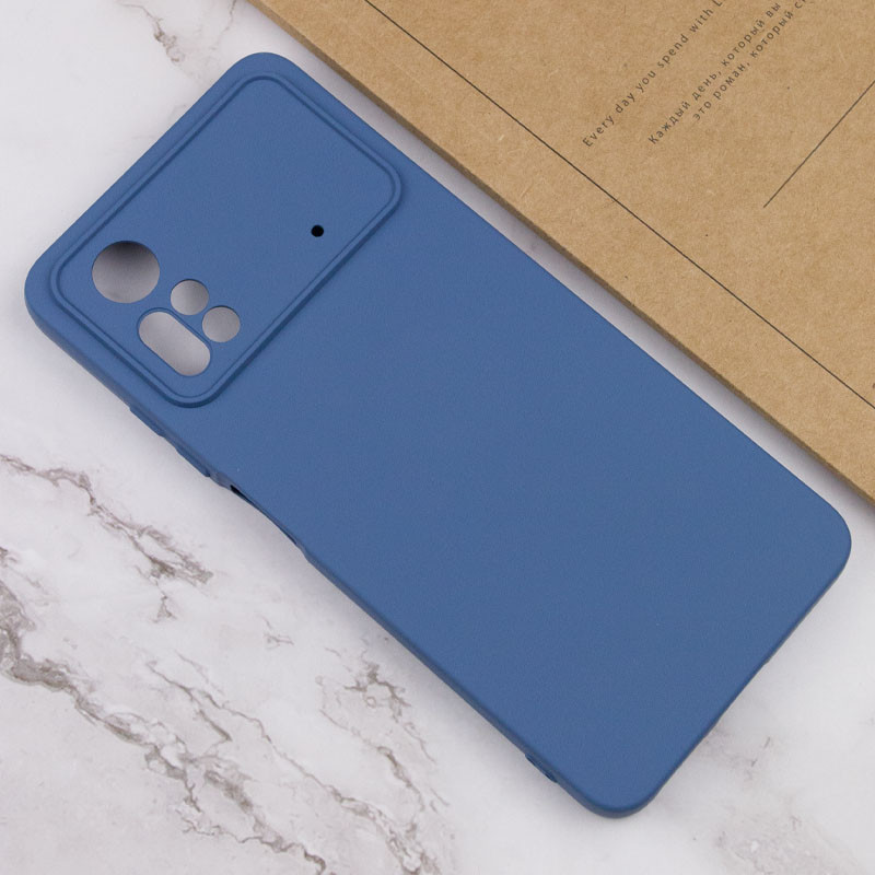 Чохол Silicone Cover Lakshmi Full Camera (A) на Xiaomi Poco X4 Pro 5G (Синій / Navy Blue) в магазині vchehle.ua