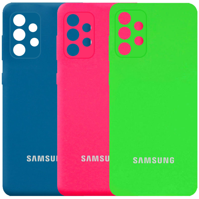 Чохол Silicone Cover Full Camera (AA) Samsung Galaxy A52 4G / A52 5G / A52s