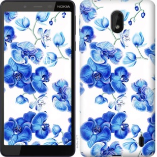 

Чехол Голубые орхидеи для Nokia 1 Plus 764972