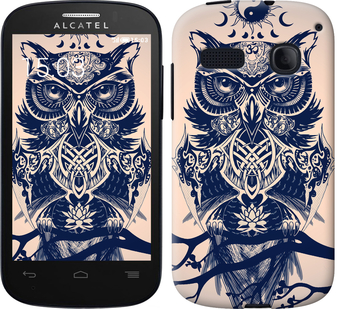 

Чохол Узорчата сова на Alcatel One Touch Pop C3 4033D 657681