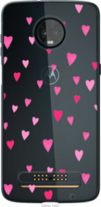 Чехол Сердечки 2 для Motorola Moto Z3