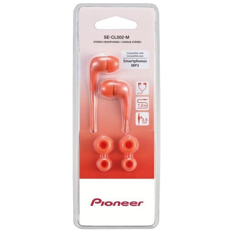 Фото Навушники Pioneer SE-CL502-K (Помаранчевий) на vchehle.ua