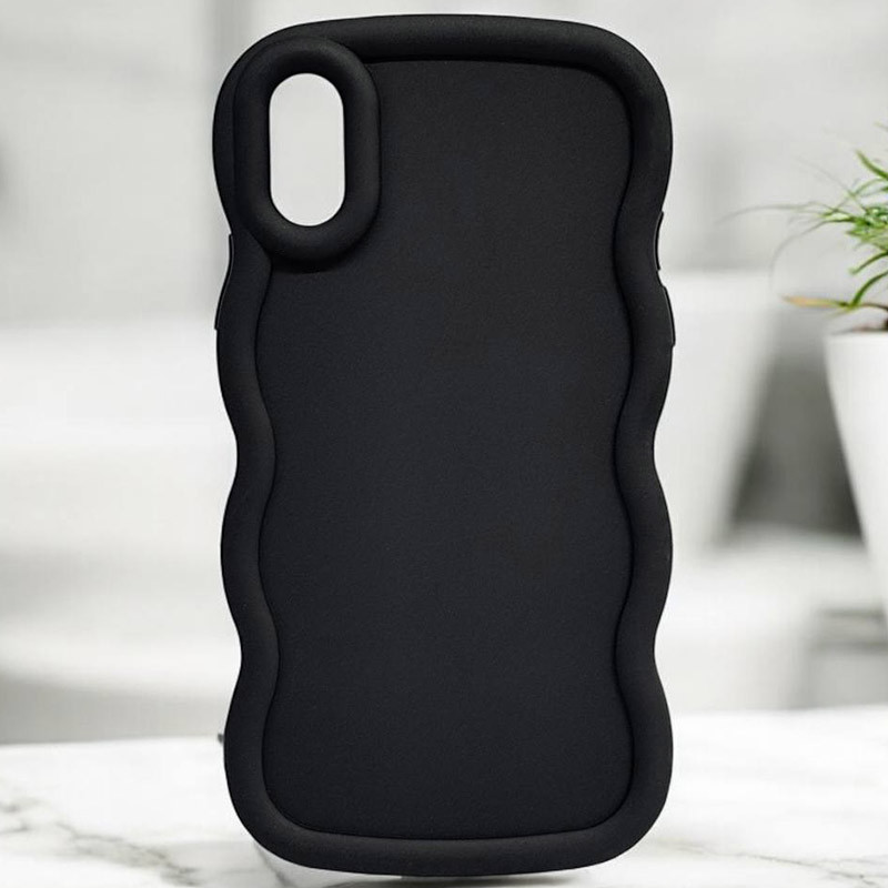 Фото Чехол TPU Ripple для Apple iPhone X / XS (5.8") (Black) на vchehle.ua
