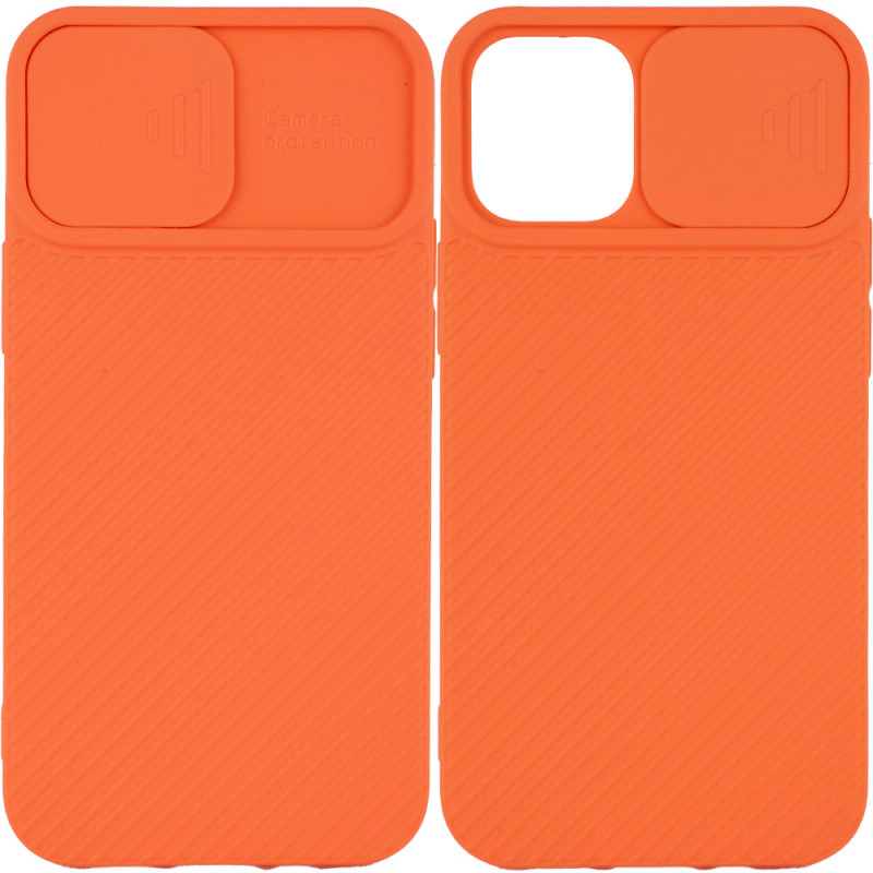 Чехол Camshield Square TPU со шторкой для камеры для Apple iPhone 11 Pro (5.8") (Оранжевый)