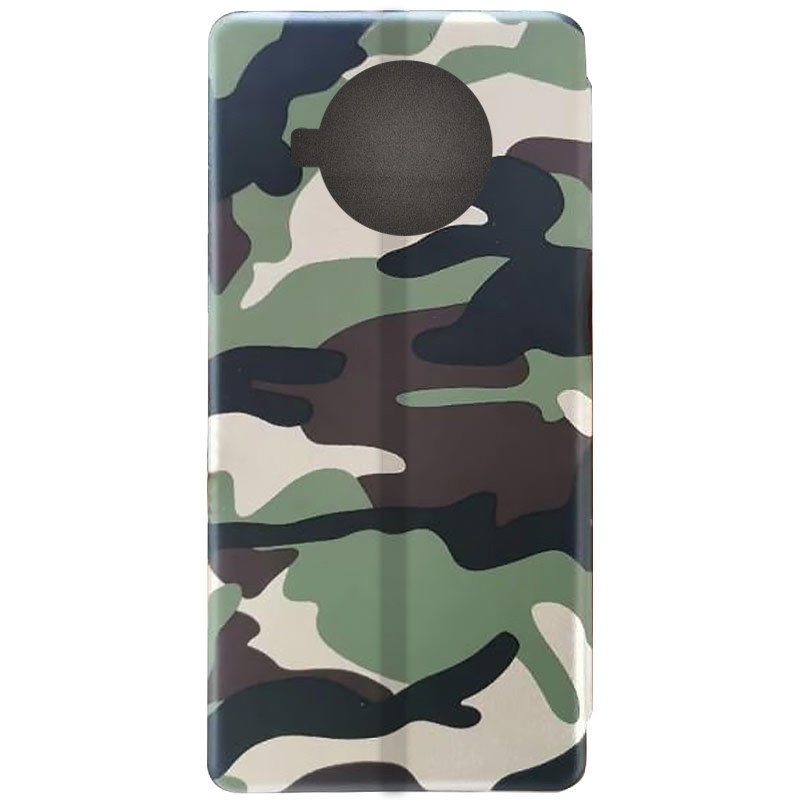 Фото Кожаный чехол-книжка Classy для Xiaomi Mi 10T Lite / Redmi Note 9 Pro 5G (Camouflage) на vchehle.ua