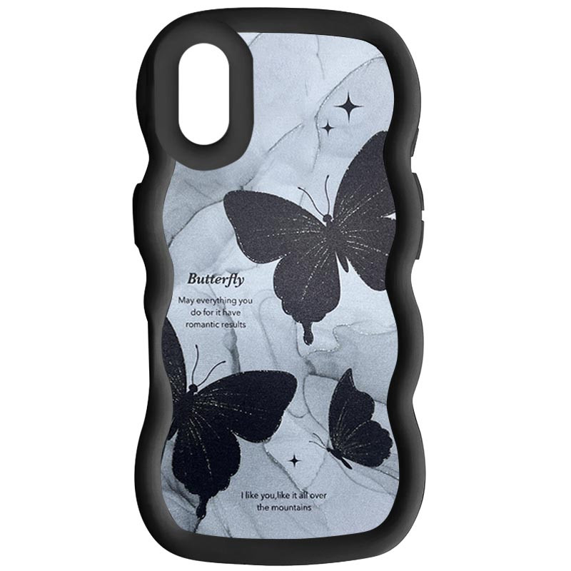 Чохол TPU Cloudy Pictures на Apple iPhone X / XS (5.8") (Butterflies)