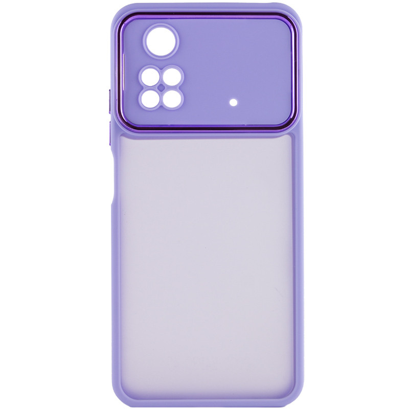 Фото TPU+PC чохол Accent на Xiaomi Poco M4 Pro 4G (White / Purple) на vchehle.ua