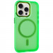 Чехол TPU+PC Lily with Magnetic safe для Apple iPhone 15 Pro (6.1") (Neon Green)