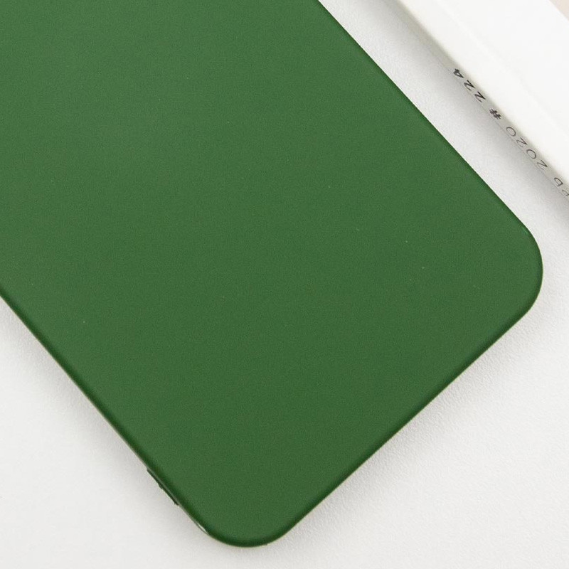 Фото Чехол TPU GETMAN Liquid Silk Full Camera для Samsung Galaxy S23 (Зеленый / Dark green) на vchehle.ua