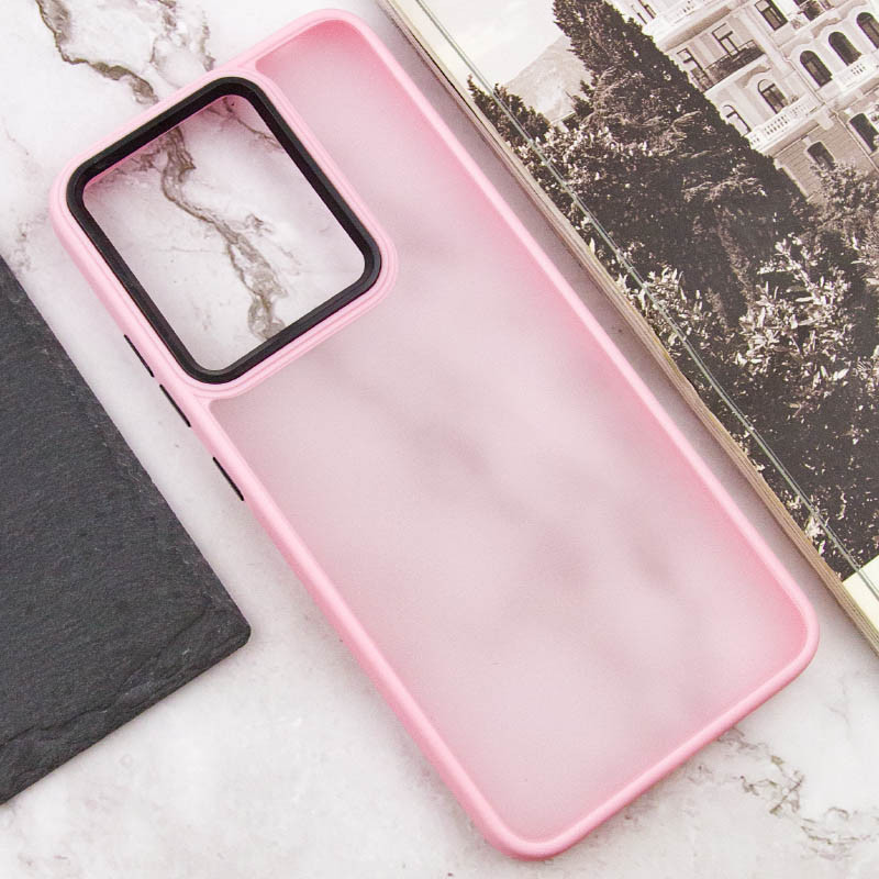 Чехол TPU+PC Lyon Frosted для Xiaomi Redmi 12C (Pink) в магазине vchehle.ua