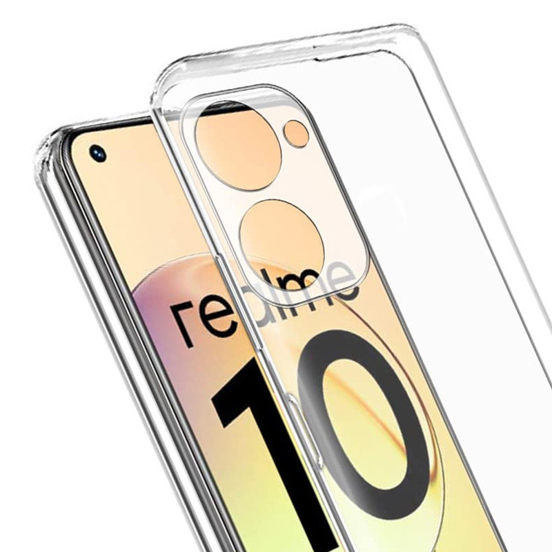 Фото TPU чехол Epic Transparent 1,5mm Full Camera для Realme 10 4G (Бесцветный (прозрачный)) на vchehle.ua