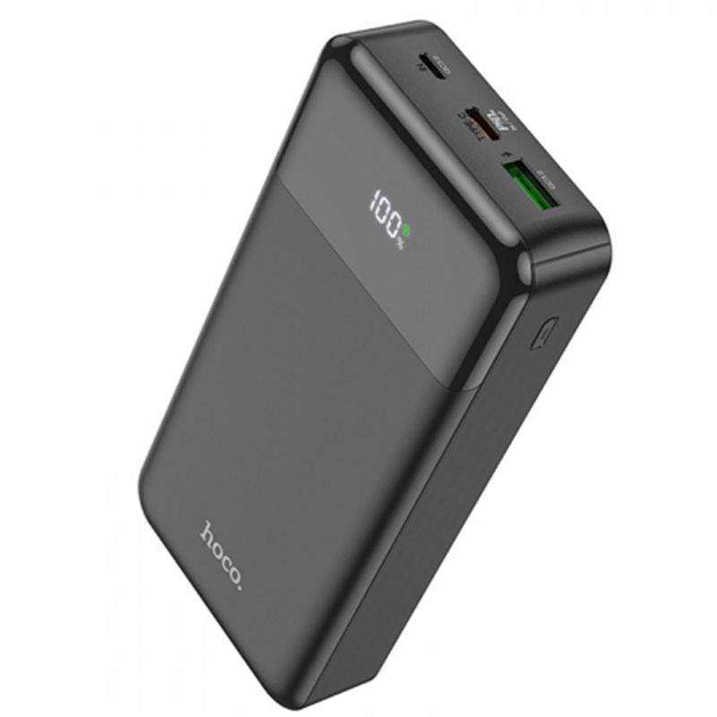 Портативний ЗП Power Bank Hoco J102A Cool figure PD20W+QC3.0 20000 mAh (Black)