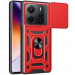 Ударопрочный чехол Camshield Serge Ring для Xiaomi Redmi Note 14 4G (Europe version) (Красный)