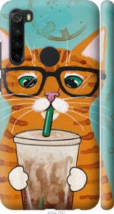 Чехол Зеленоглазый кот в очках для Xiaomi Redmi Note 8