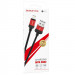 Купити Дата кабель Borofone BX28 Dignity USB to Lightning (1m) (Червоний) на vchehle.ua