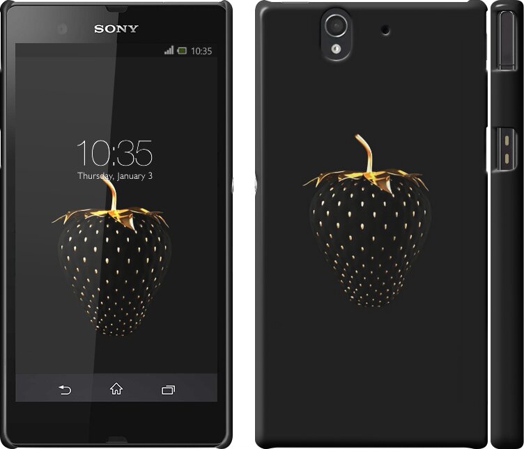 

Чохол Чорна полуниця на Sony Xperia Z C6602 97897