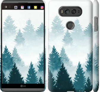 

Чехол Акварельные Елки для LG V20 862572