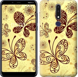 

Чехол Красивые бабочки для Nokia 3.1 Plus 688316