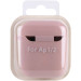 Купити Силіконовий футляр з мікрофіброю для навушників Airpods 1/2 (Рожевий / Pink Sand) на vchehle.ua