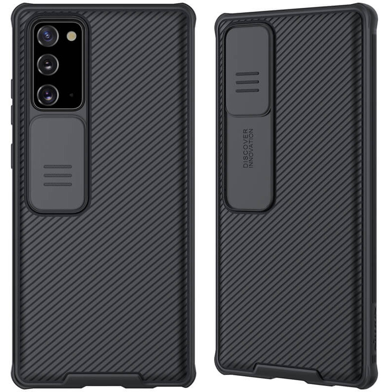 

Карбонова накладка Nillkin Camshield (шторка на камеру) на Samsung Galaxy Note 20 (Чорний / Black) 931529