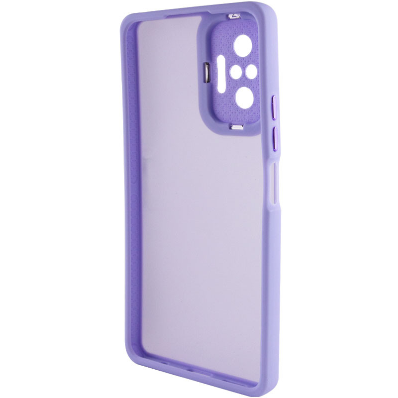 Фото TPU+PC чехол Accent для Xiaomi Redmi Note 10 Pro / 10 Pro Max (White / Purple) в магазине vchehle.ua