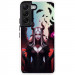 TPU+PC чехол TakiTaki Fantasy magic glow для Samsung Galaxy S22 (Witch girl - Pink/Purple)