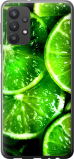 Чехол Зелёные дольки лимона для Samsung Galaxy A32 A325F