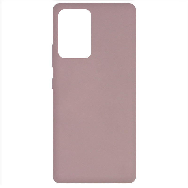 Чохол Silicone Cover Full without Logo (A) на Samsung Galaxy A52 4G / A52 5G / A52s (Рожевий / Pink Sand)
