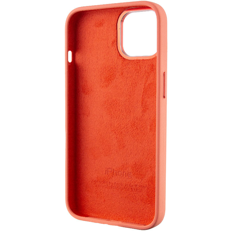 Чохол Silicone Case Metal Buttons (AA) на Apple iPhone 12 Pro / 12 (6.1") (Рожевий / Pink Pomelo) в магазині vchehle.ua