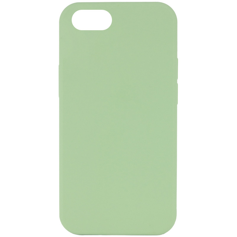 Чехол Silicone Case Full Protective (AA) NO LOGO для Apple iPhone SE (2020) (Мятный / Mint)