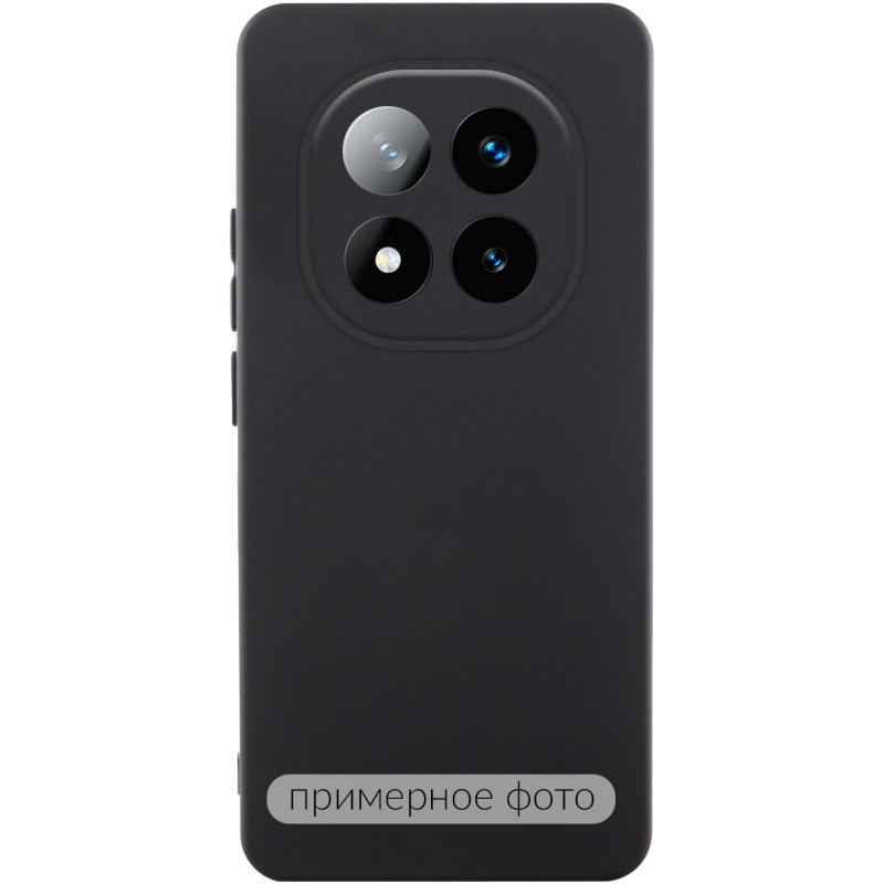 Чохол Silicone Cover Lakshmi Full Camera (AA) на Xiaomi Redmi A5 / Poco C71 (Чорний / Black)