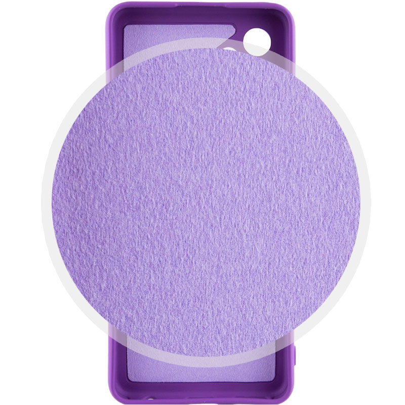 Фото Чехол Silicone Cover Lakshmi Full Camera (A) для Samsung Galaxy A32 4G (Фиолетовый / Purple) в магазине vchehle.ua