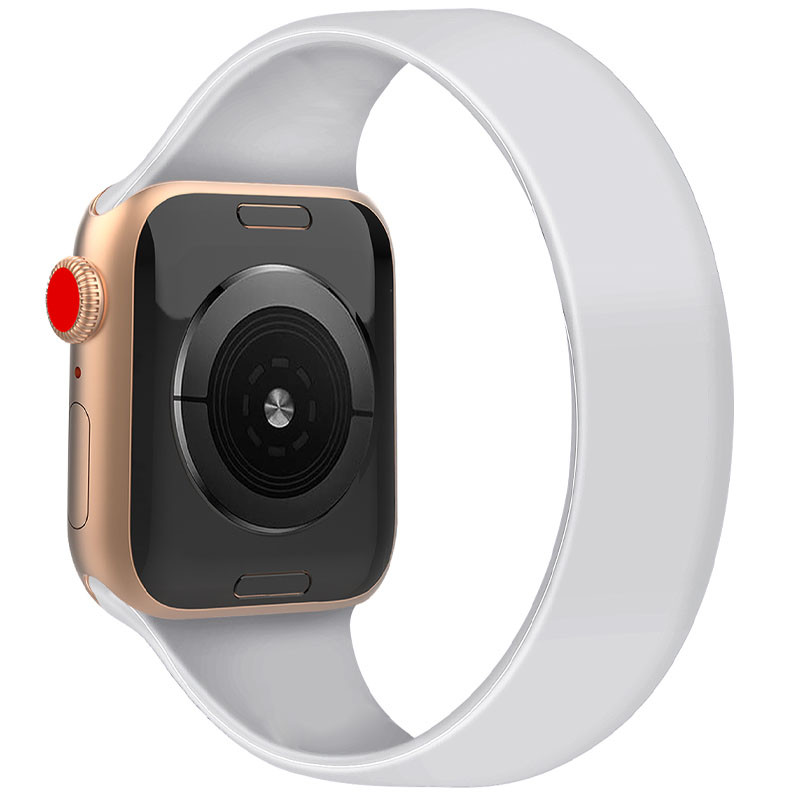 Ремешок Solo Loop для Apple Watch 38/40/41/42mm(ser.10) 163mm (7) (Белый / White)