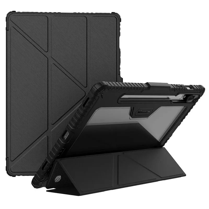 Фото Чехол-книжка Nillkin Bumper Pro Multi-angle для Samsung Galaxy Tab S9+ / S10+ 12.4'' (Black) в магазине vchehle.ua