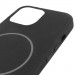 Чохол Silicone Case Full Protective (AA) NO LOGO with Magnetic Safe на Apple iPhone 11 Pro Max (6.5") (Чорний / Black) в магазині vchehle.ua