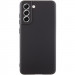 Чехол TPU GETMAN Liquid Silk Full Camera для Samsung Galaxy S21 FE (Черный / Black)