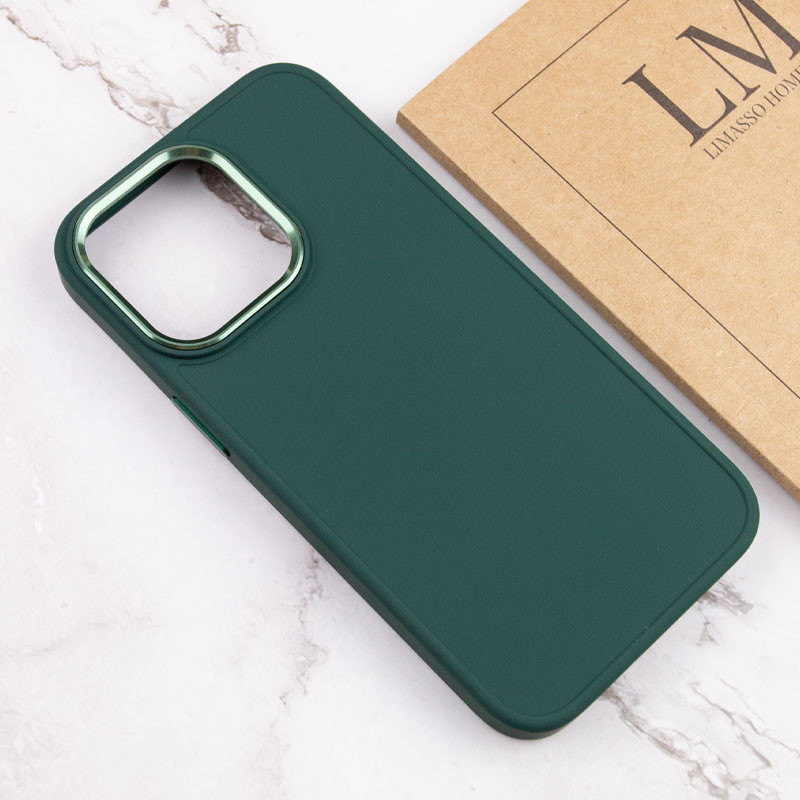 TPU чохол Bonbon Metal Style на Apple iPhone 13 Pro Max (6.7") (Зелений / Pine green) в магазині vchehle.ua