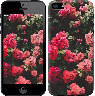 

Чехол Куст с розами для iPhone 5S 639060