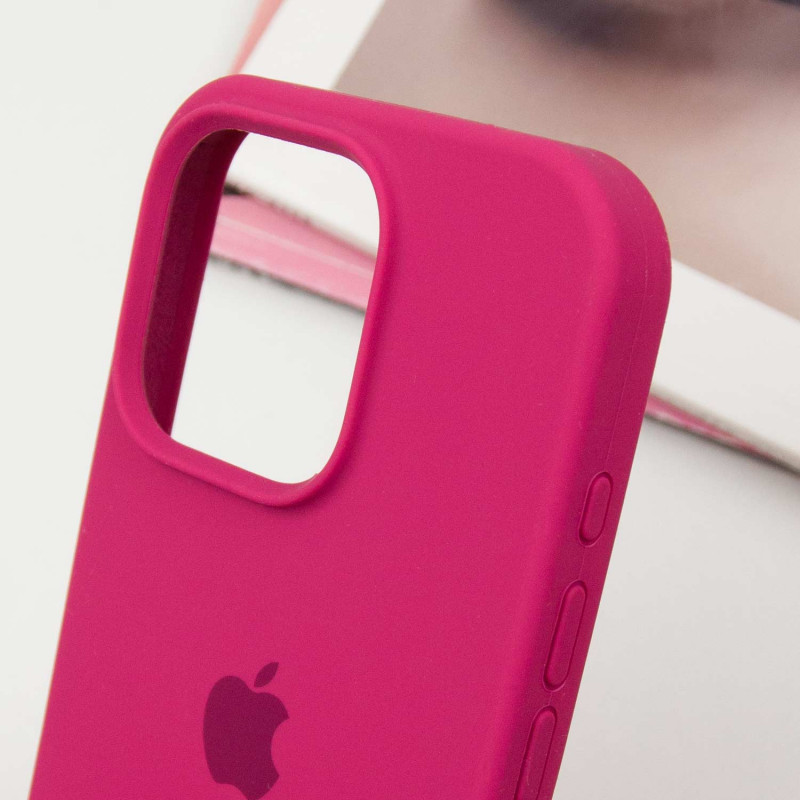 Чохол Silicone Case Full Protective (AA) на Apple iPhone 14 Pro (6.1") (Червоний / Rose Red) в магазині vchehle.ua