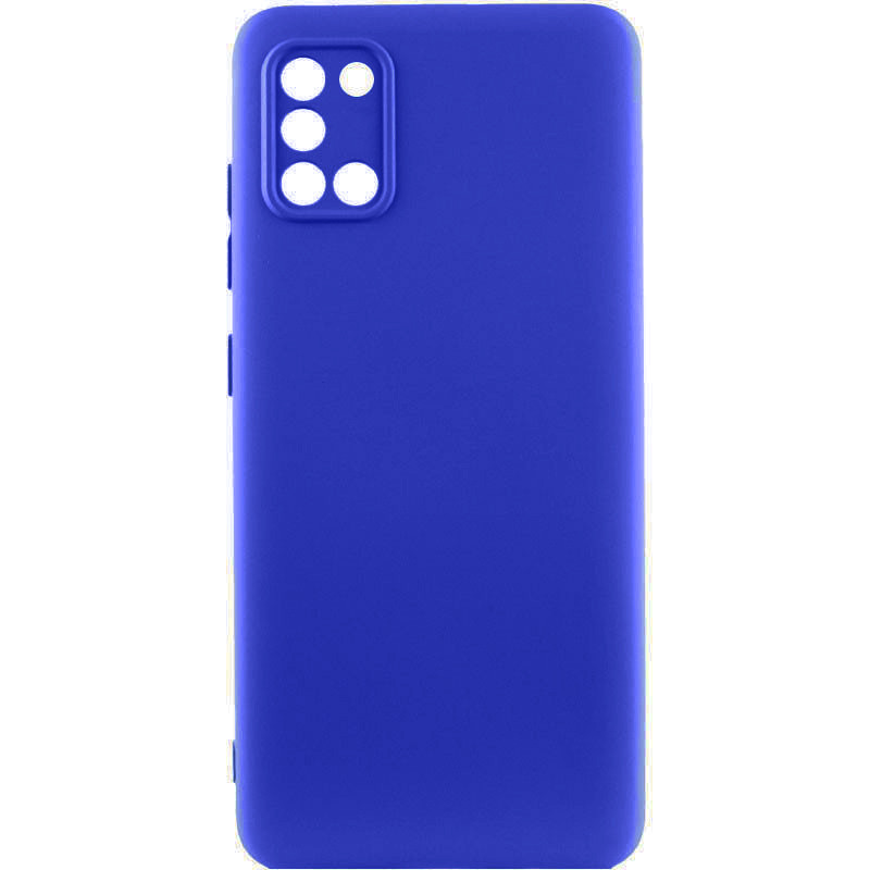 Чохол Silicone Cover Lakshmi Full Camera (A) на Samsung Galaxy A31 (Синій / Iris)