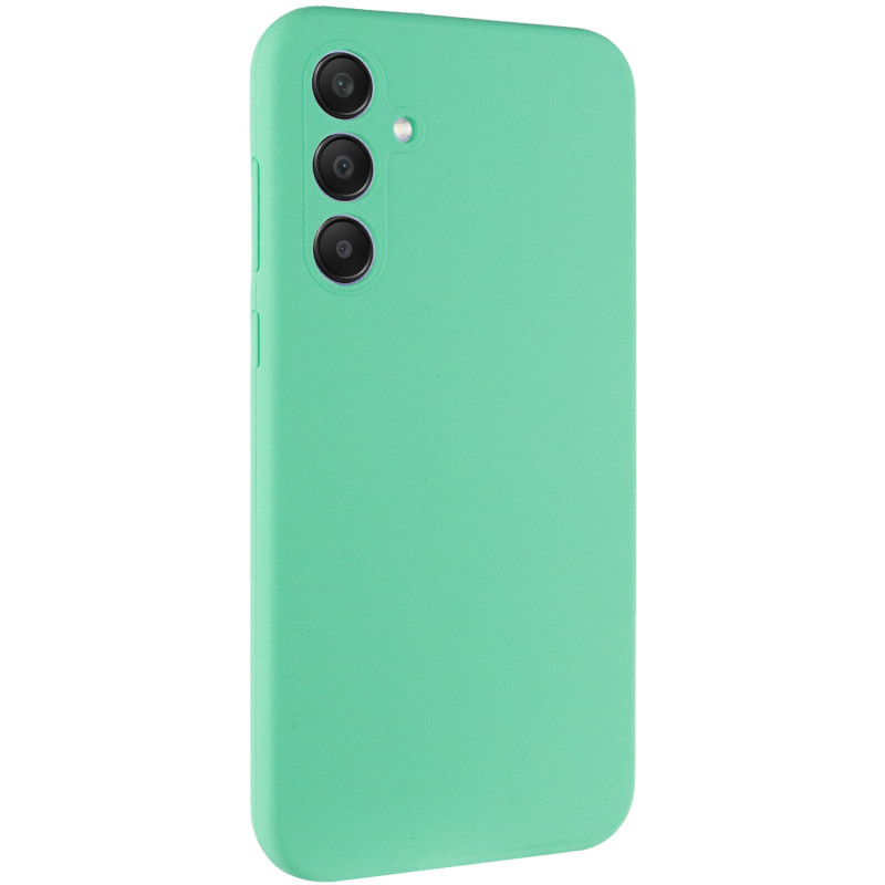 Чохол Silicone Cover Lakshmi Full Camera (AA) на Samsung Galaxy A55 (Ментоловий / Mint)