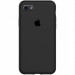 Чехол Silicone Case Full Protective (AA) для Apple iPhone 7 / 8 / SE (2020) (4.7") (Черный / Black)