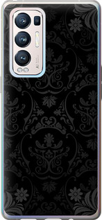Чохол Синій візерунок бароко на Oppo Reno5 Pro Plus 1594465